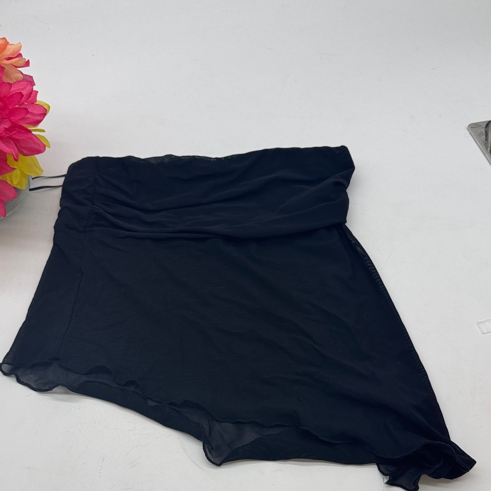 Urban Outfitters Black Asymmetrical Skirt Bathing Suit Cover Up Medium
